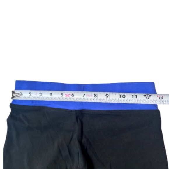 Victoria's Secret PINK‎ Active Wear Cuffed Black Leggings Women Small Athleisure - Picture 5 of 7
